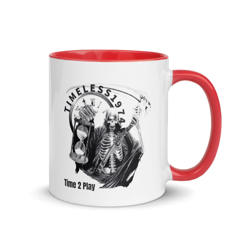 Timeless1974 - Weiße Tasse mit gefärbter Innenseite