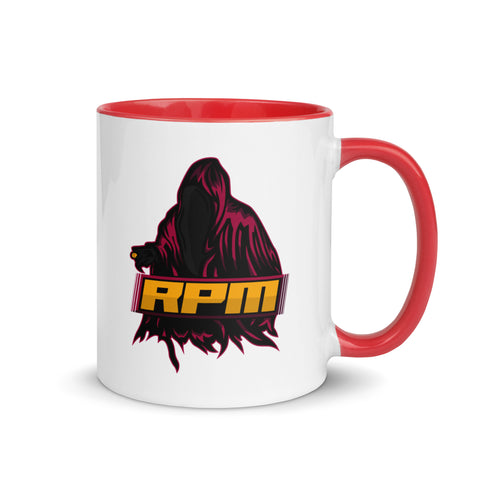 RPM - Weiße Tasse mit gefärbter Innenseite
