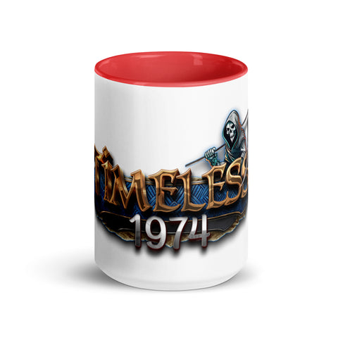Timeless1974 - Weiße Tasse mit gefärbter Innenseite