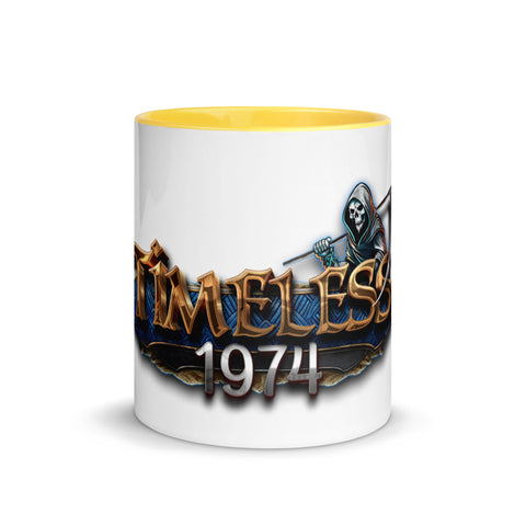 Timeless1974 - Weiße Tasse mit gefärbter Innenseite
