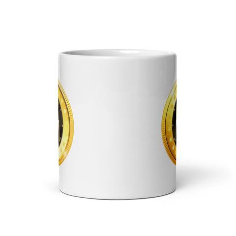coinsmaffia - Weiße, glänzende Tasse