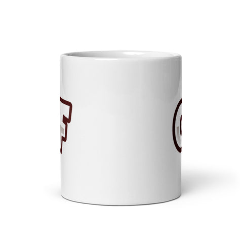 Feudler - Weiße, glänzende Tasse