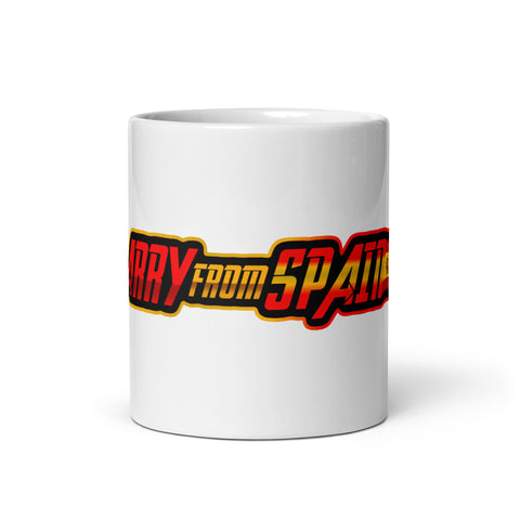 Larryfromspain - Weiße, glänzende Tasse