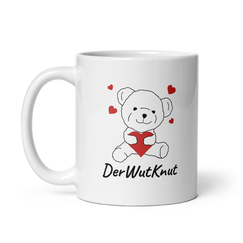 DerWutKnut - Weiße, glänzende Tasse