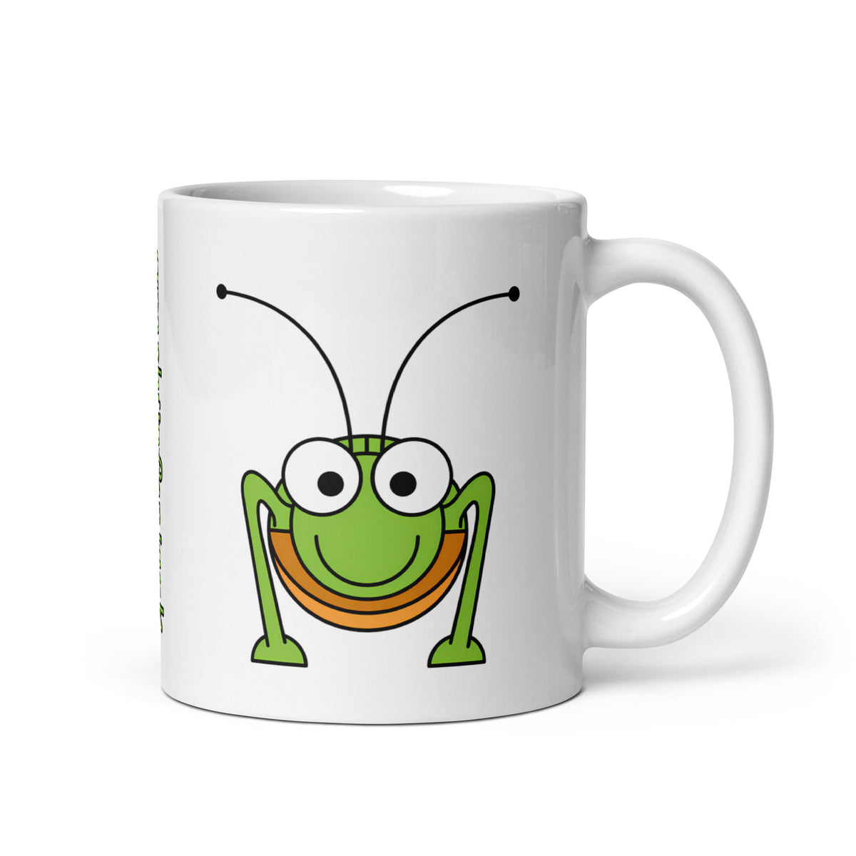grashuepferjack - Weiße, glänzende Tasse