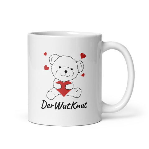 DerWutKnut - Weiße, glänzende Tasse