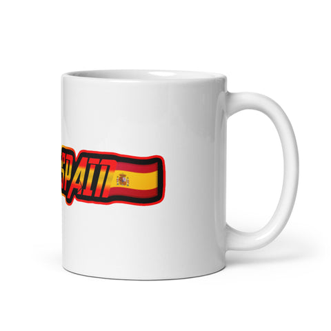 Larryfromspain - Weiße, glänzende Tasse