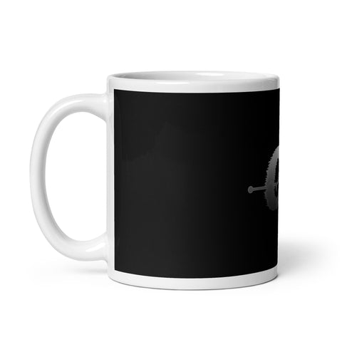 CalvinZockt1 - Weiße, glänzende Tasse