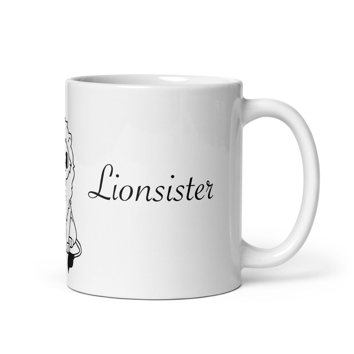 luciana_lionsister - Weiße, glänzende Tasse