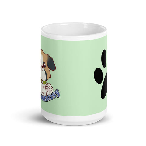 Annatommsy - Weiße, glänzende Tasse