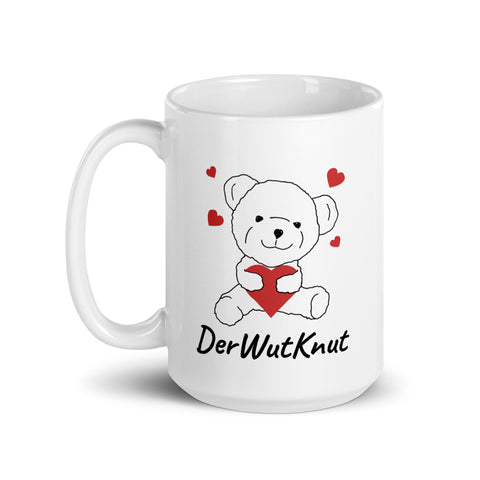 DerWutKnut - Weiße, glänzende Tasse