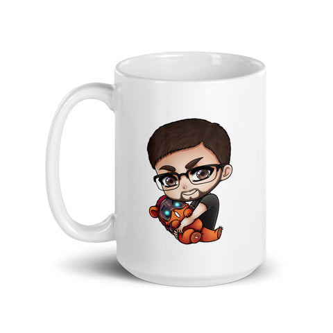 Larryfromspain - Weiße, glänzende Tasse