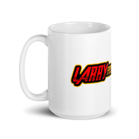 Larryfromspain - Weiße, glänzende Tasse