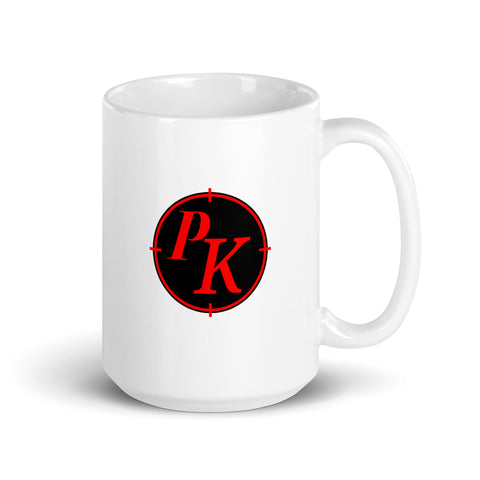pixelkev_ - Weiße, glänzende Tasse