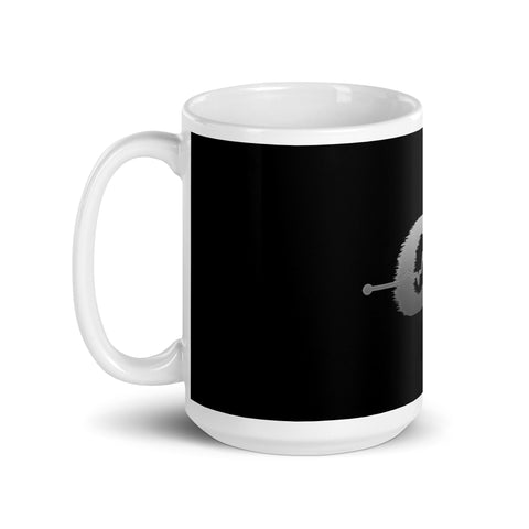CalvinZockt1 - Weiße, glänzende Tasse