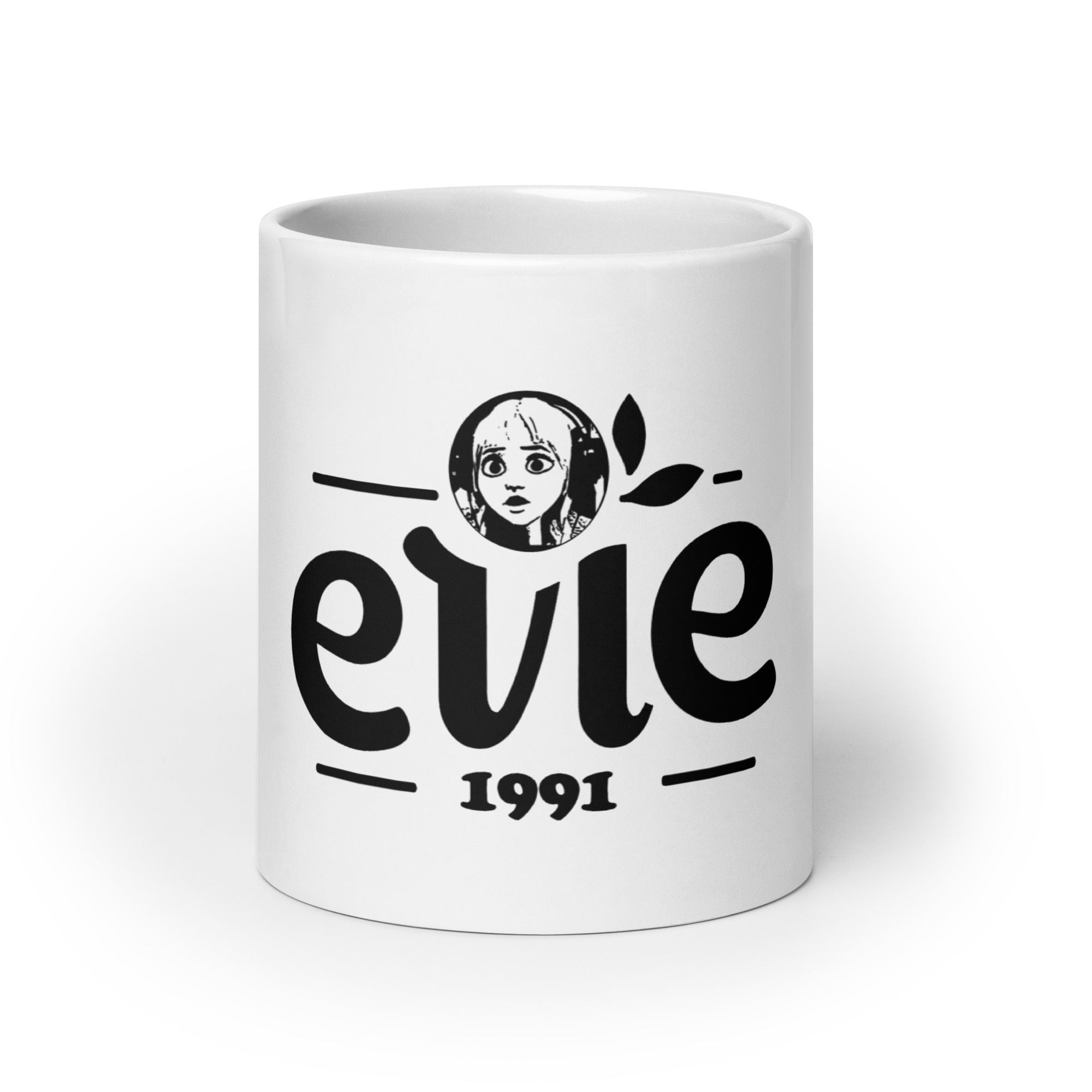 1991Evie - Weiße, glänzende Tasse