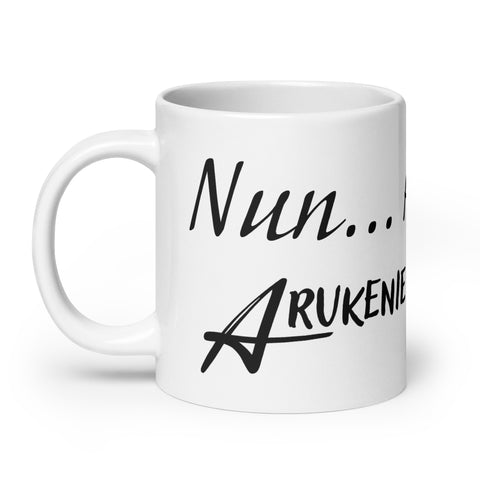 Arukenie - Weiße, glänzende Tasse