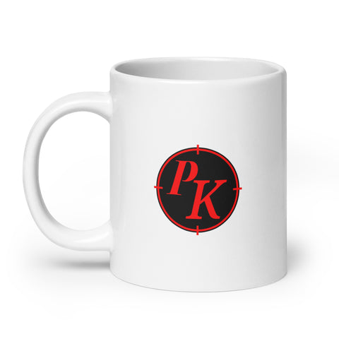 pixelkev_ - Weiße, glänzende Tasse