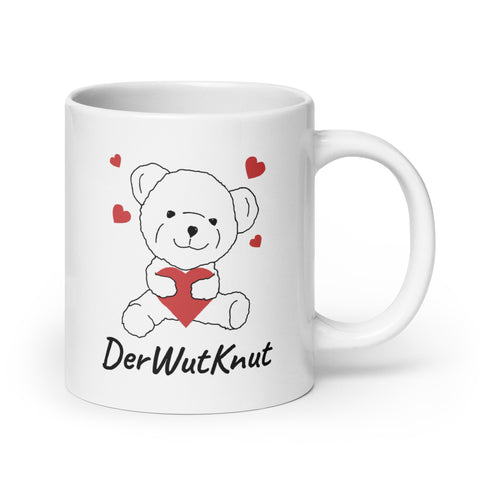 DerWutKnut - Weiße, glänzende Tasse