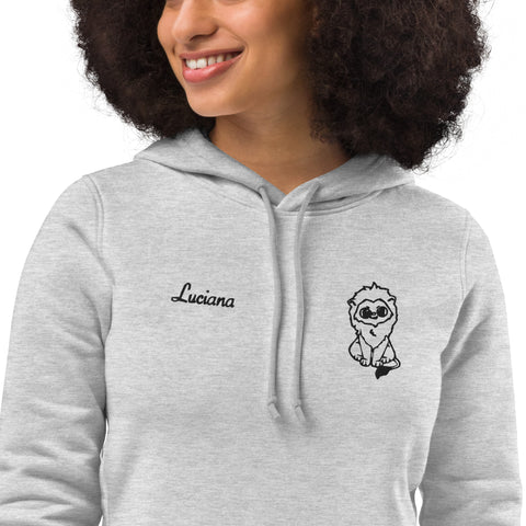 luciana_lionsister - Damen-Bio-Hoodie mit Stick