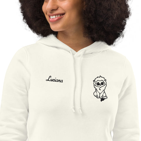 luciana_lionsister - Damen-Bio-Hoodie mit Stick