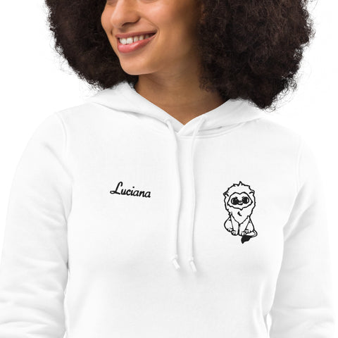 luciana_lionsister - Damen-Bio-Hoodie mit Stick