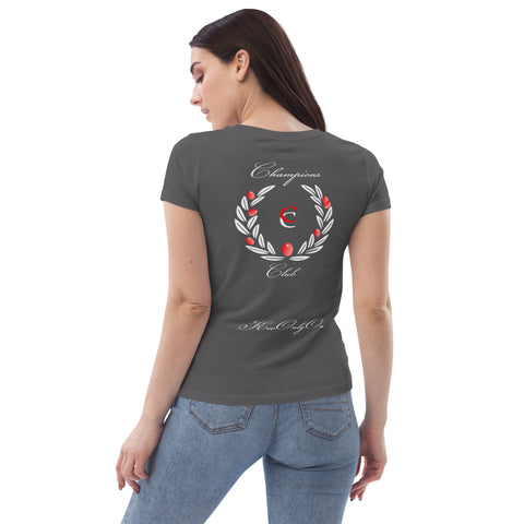 KevOnlyOne1 - Damen-T-Shirt mit Stick und Druck