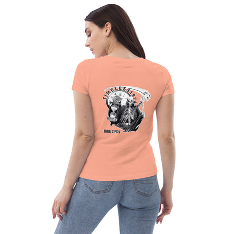 Timeless1974 - Damen-T-Shirt aus Bio-Baumwolle mit Druck