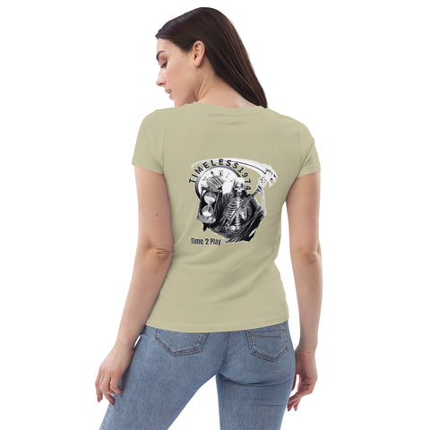 Timeless1974 - Damen-T-Shirt aus Bio-Baumwolle mit Druck