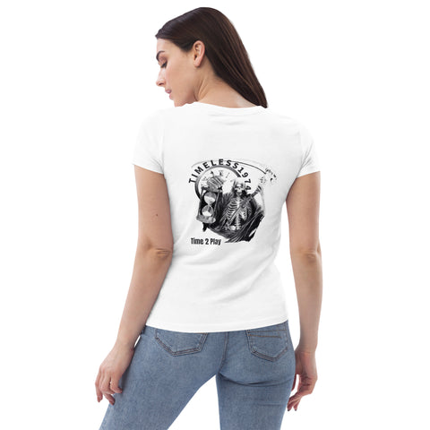 Timeless1974 - Damen-T-Shirt aus Bio-Baumwolle mit Druck