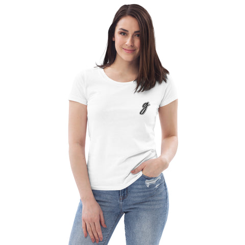 Glatzenfefe - Damen-T-Shirt aus Bio-Baumwolle mit Stick