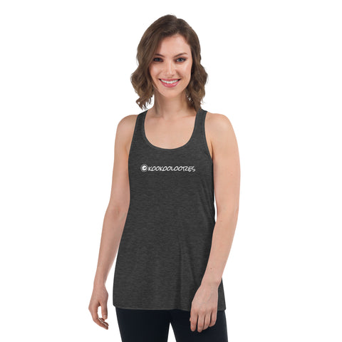 kookooloores - Damen-Racerback-Tank-Top mit Druck