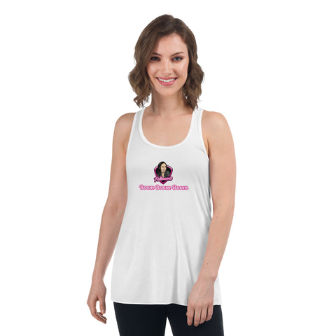 oo_faltenoma_oo - Racerback-Tank-Top mit Druck