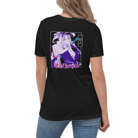 alienaxo - Damen-T-Shirt mit beidseitigem Druck