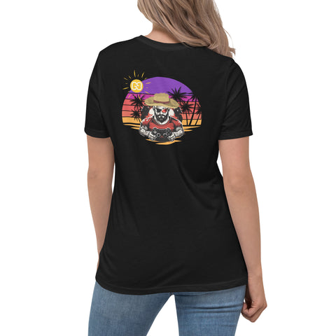 GameNGainTV - Lockeres-Damen-T-Shirt mit beidseitigem Druck