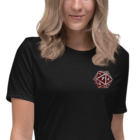 RPG_Desaster - Lockeres-Damen-T-Shirt mit Stick