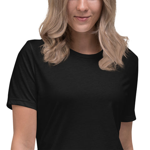 ThomsonGehtNich - Lockeres Damen-T-Shirt mit Stick