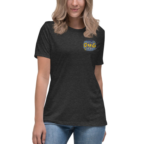 chief_tobi - Lockeres Damen-T-Shirt mit Stick