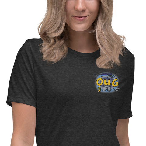 chief_tobi - Lockeres Damen-T-Shirt mit Stick