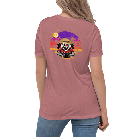 GameNGainTV - Lockeres-Damen-T-Shirt mit beidseitigem Druck