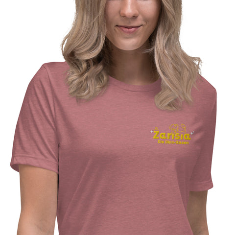 Zarisia - Damen-T-Shirt mit Stick