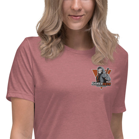 gamerdepptwitch - Damen-T-Shirt mit Stick