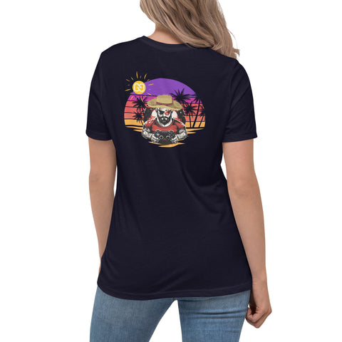 GameNGainTV - Lockeres-Damen-T-Shirt mit beidseitigem Druck