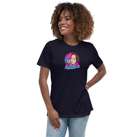 crazymel93 - Lockeres Damen-T-Shirt mit Druck