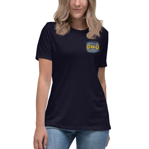 chief_tobi - Lockeres Damen-T-Shirt mit Stick