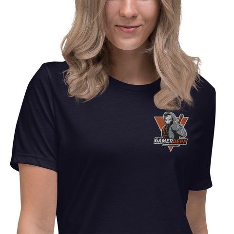 gamerdepptwitch - Damen-T-Shirt mit Stick