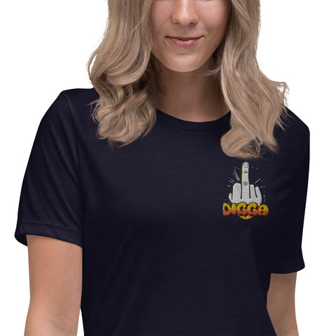 gamerdepptwitch - Damen-T-Shirt mit Stick