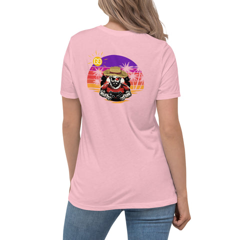 GameNGainTV - Lockeres-Damen-T-Shirt mit beidseitigem Druck