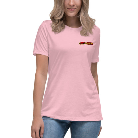 Larryfromspain - Lockeres-Damen-T-Shirt mit Druck