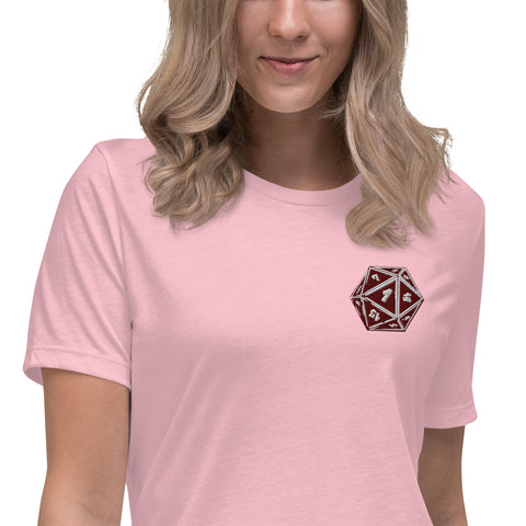 RPG_Desaster - Lockeres-Damen-T-Shirt mit Stick